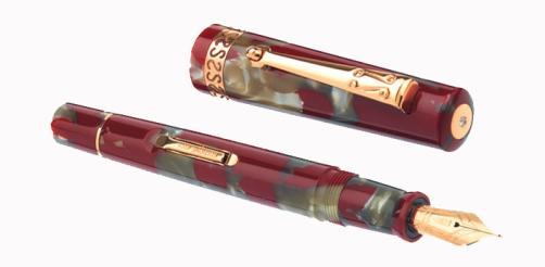 Delta Pompei Millennium Red fountain pen - stilografica